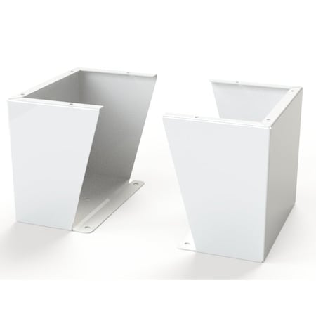 Saginaw Control & Engineering Floor Stand Kit, 12 in. H x 14 in. W x 9.12 in. L, Carbon Steel, 1 PR SCE-FK1214-05